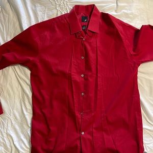 J.ferrar large red dress shirt